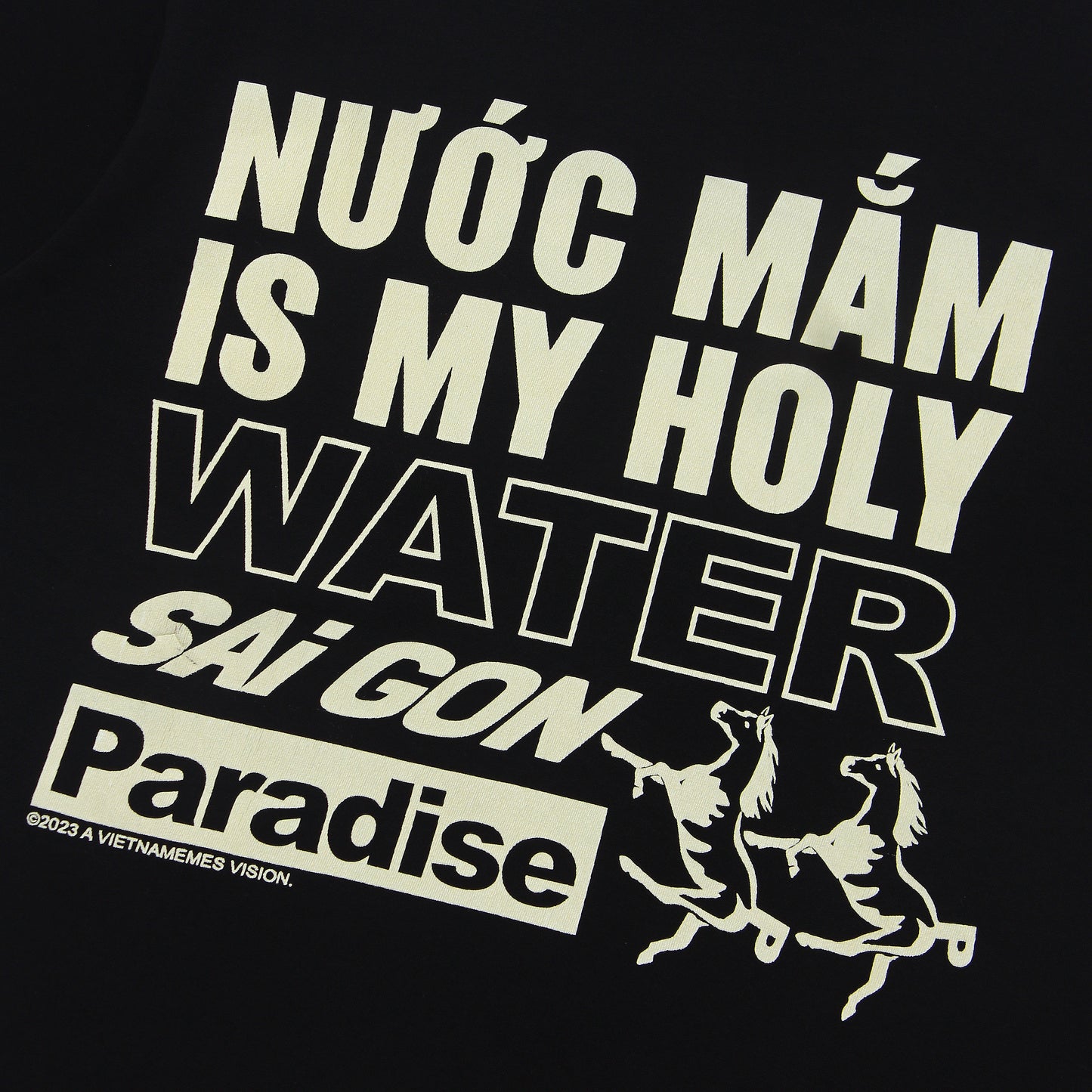 HOLY NUOC MAM TEE (BLACK)