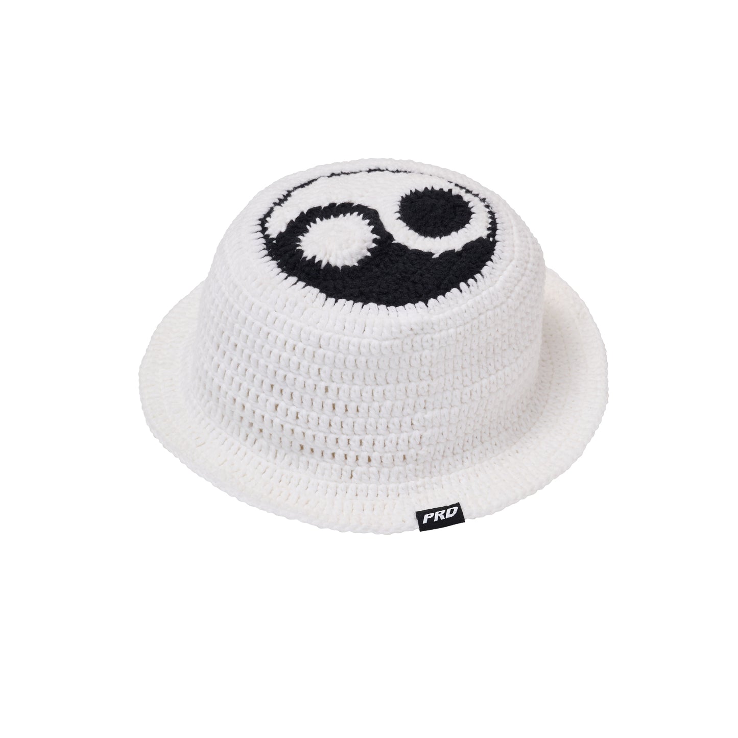 YIN YANG KNITTED BUCKET HAT