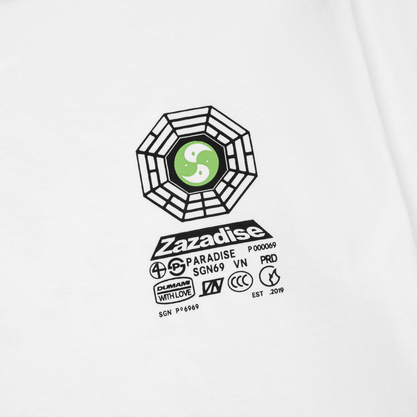 ZAZADISE POT TEE (WHITE)