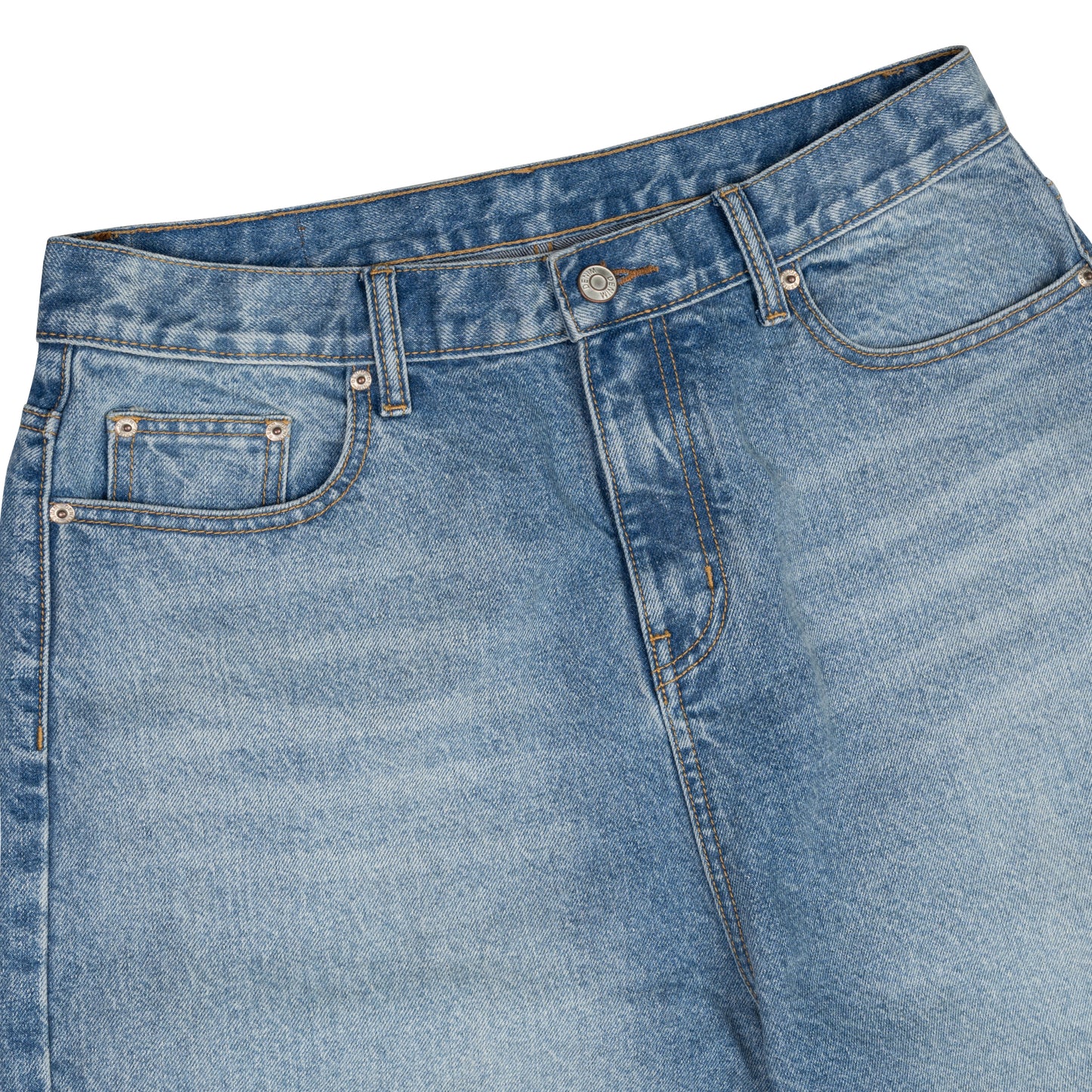 BAGGY P WASHED DENIM PANTS