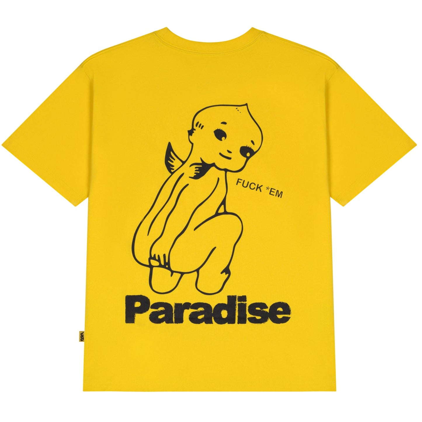 BAD ANGEL BABY TEE (YELLOW)