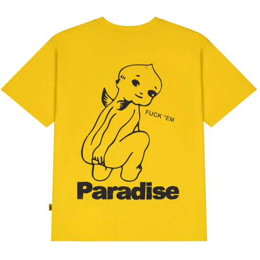BAD ANGEL BABY TEE (YELLOW)