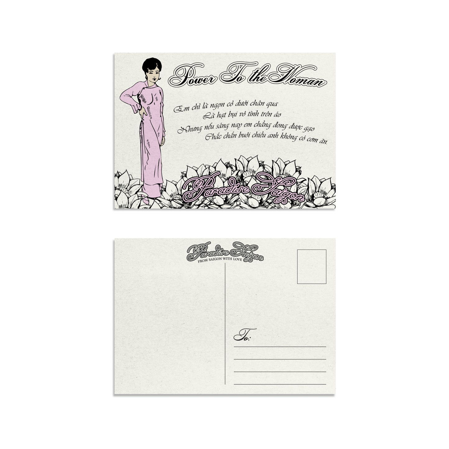 POWER TO THE WOMEN POSTCARD