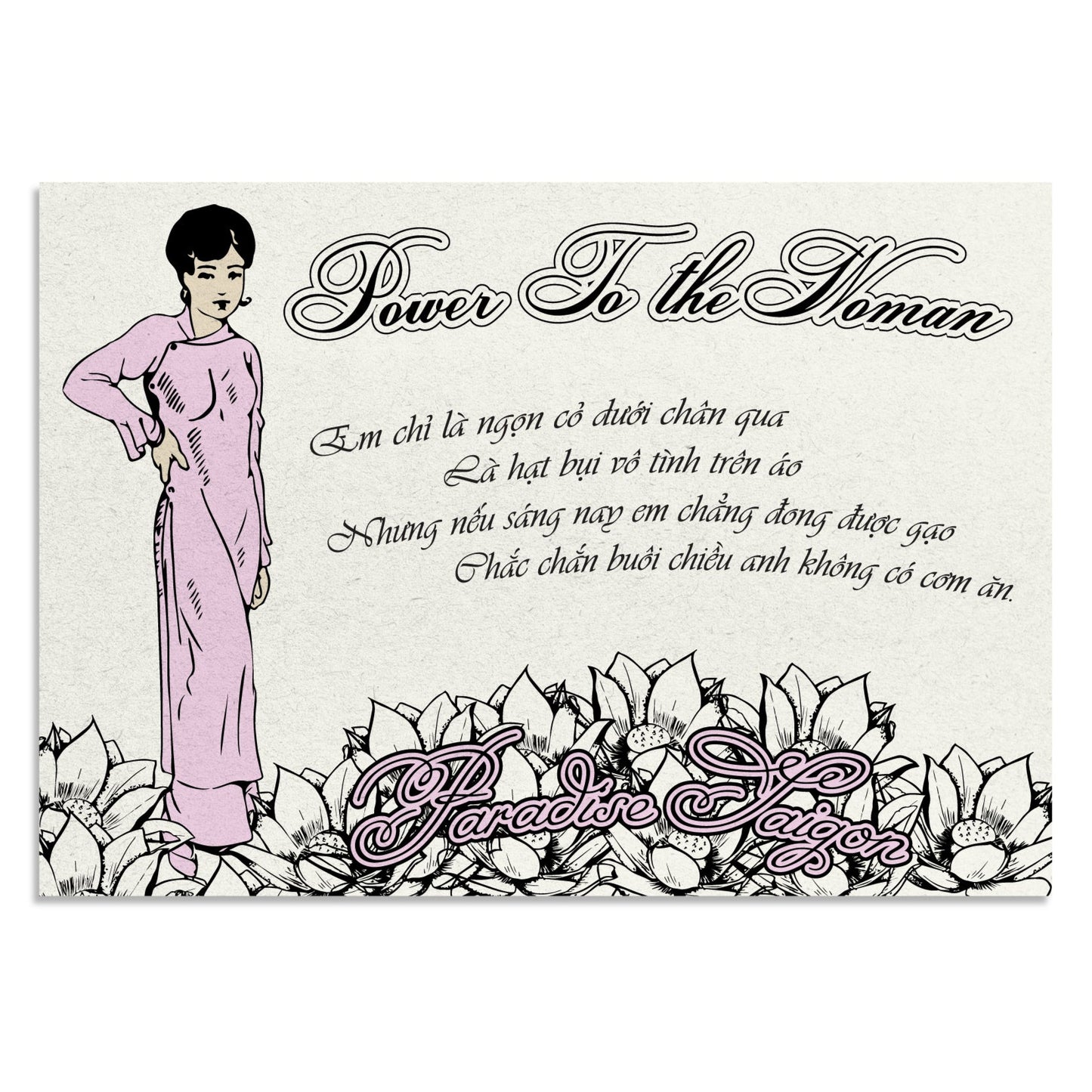 POWER TO THE WOMEN POSTCARD